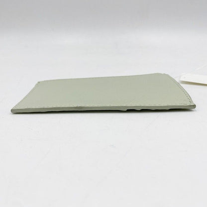 Celine Card Coin Case Fragment Pastel Green Leather Gold — view 3