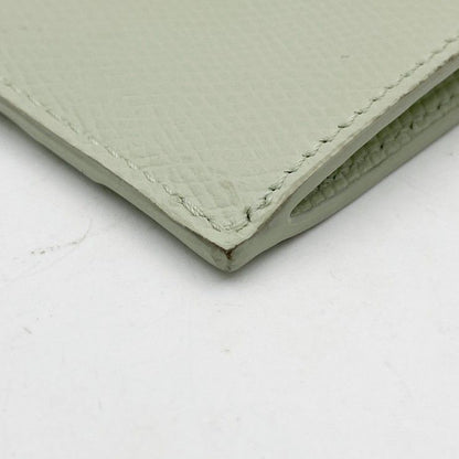 Celine Card Coin Case Fragment Pastel Green Leather Gold — view 5