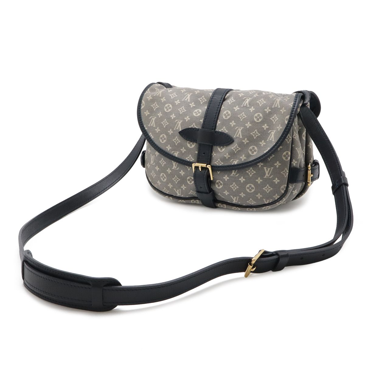 Louis Vuitton Monogram Idylle Saumur PM Shoulder Bag Crossbody Canvas Leather — view 2