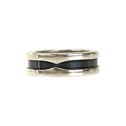 Bvlgari Zero One Save the Children Silver Black Ceramic Ring — view 4