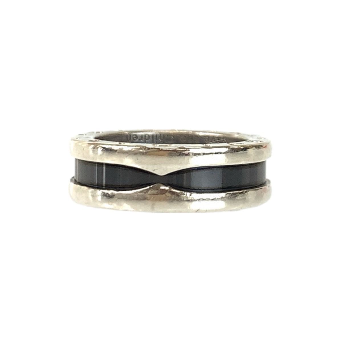 Bvlgari Zero One Save the Children Silver Black Ceramic Ring — view 6