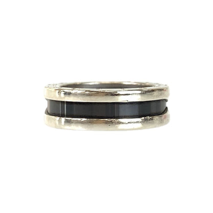 Bvlgari Zero One Save the Children Silver Black Ceramic Ring — view 7