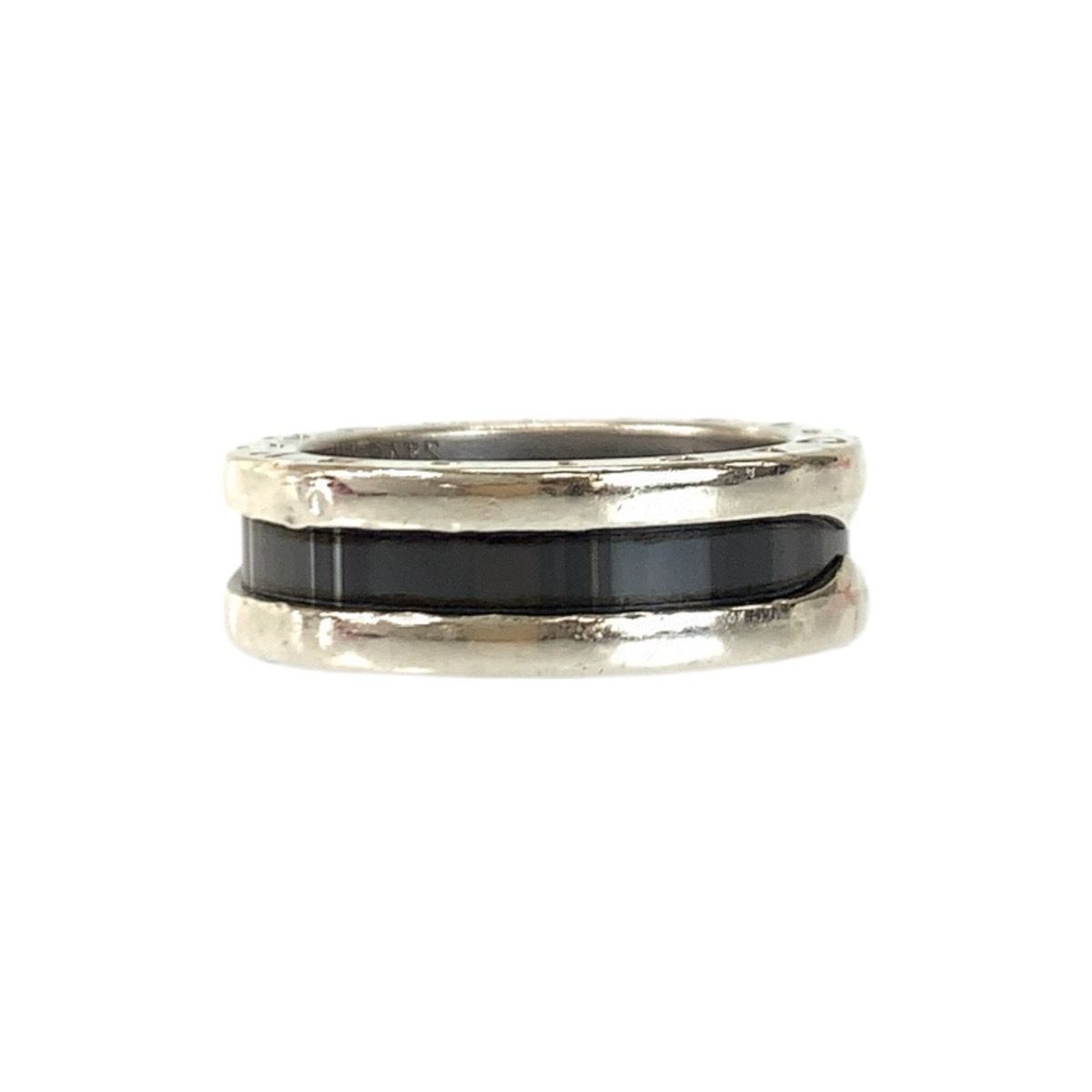 Bvlgari Zero One Save the Children Silver Black Ceramic Ring — view 5