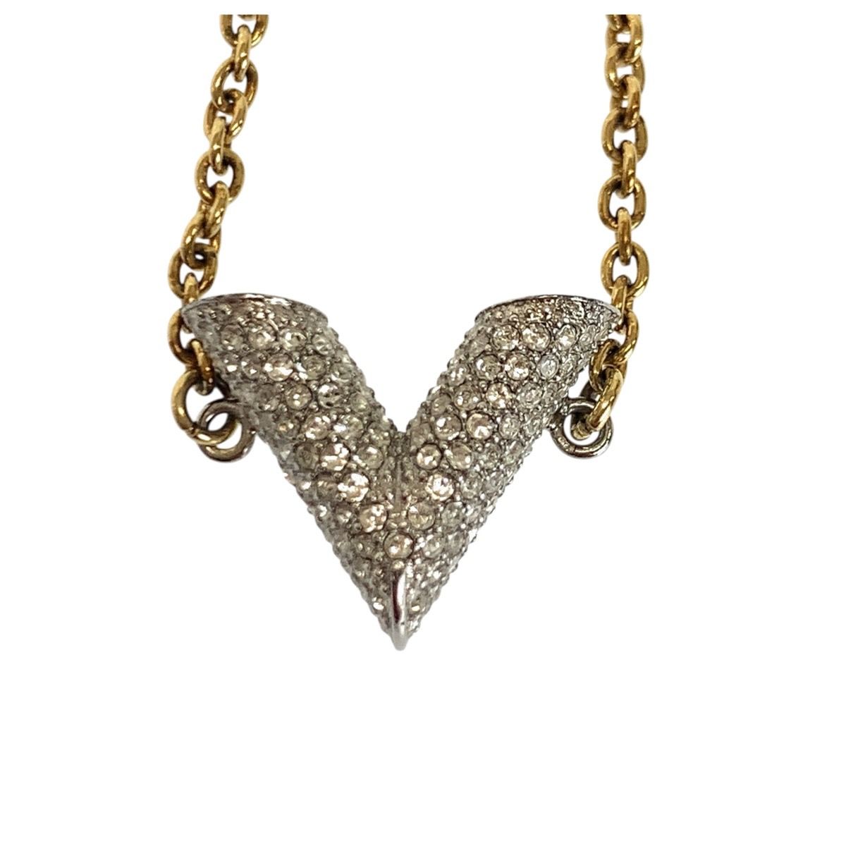 Louis Vuitton Essential Strass Gold Silver Metal Crystal Bracelet — view 3