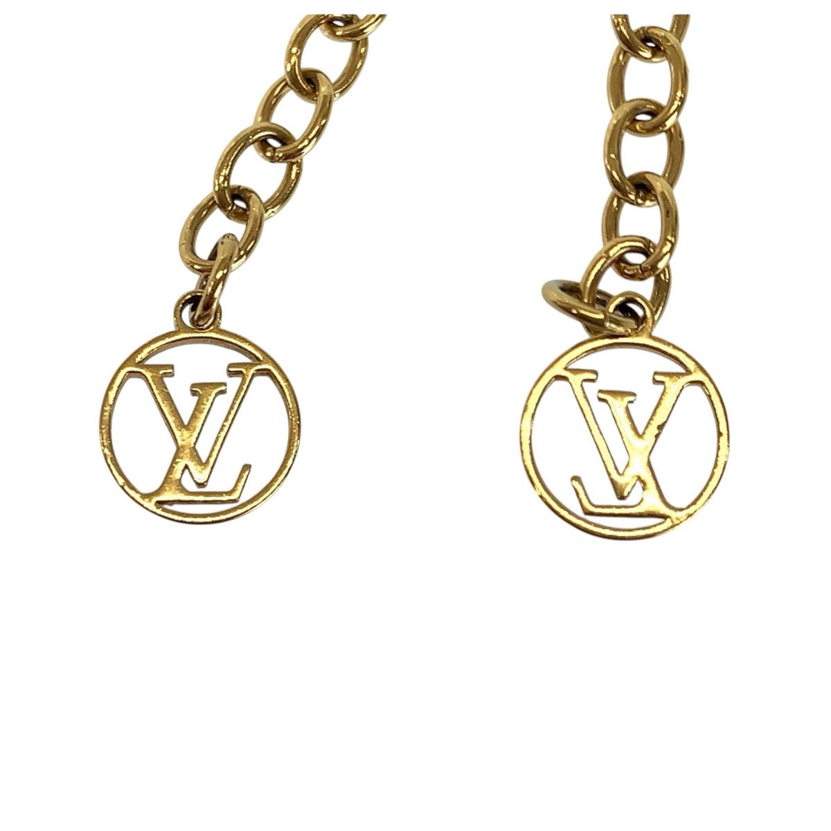 Louis Vuitton Essential Strass Gold Silver Metal Crystal Bracelet — view 5