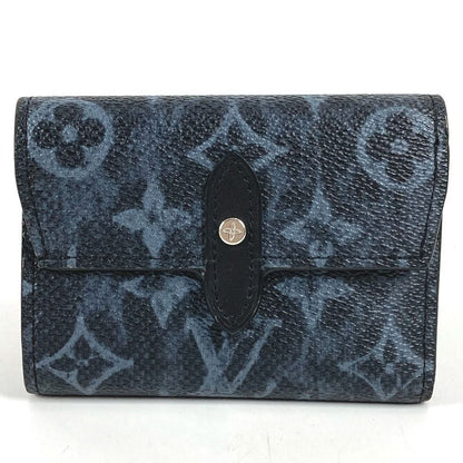 Louis Vuitton Trifold Wallet Organizer Duposh Leather Navy — view 2