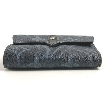 Louis Vuitton Trifold Wallet Organizer Duposh Leather Navy — view 6