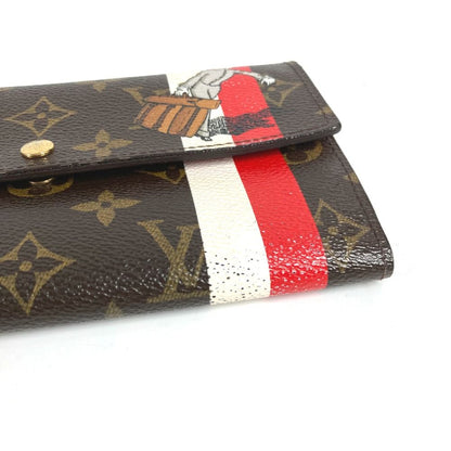 Louis Vuitton Wallet Portefeuille Sarah Monogram Brown Red — view 5