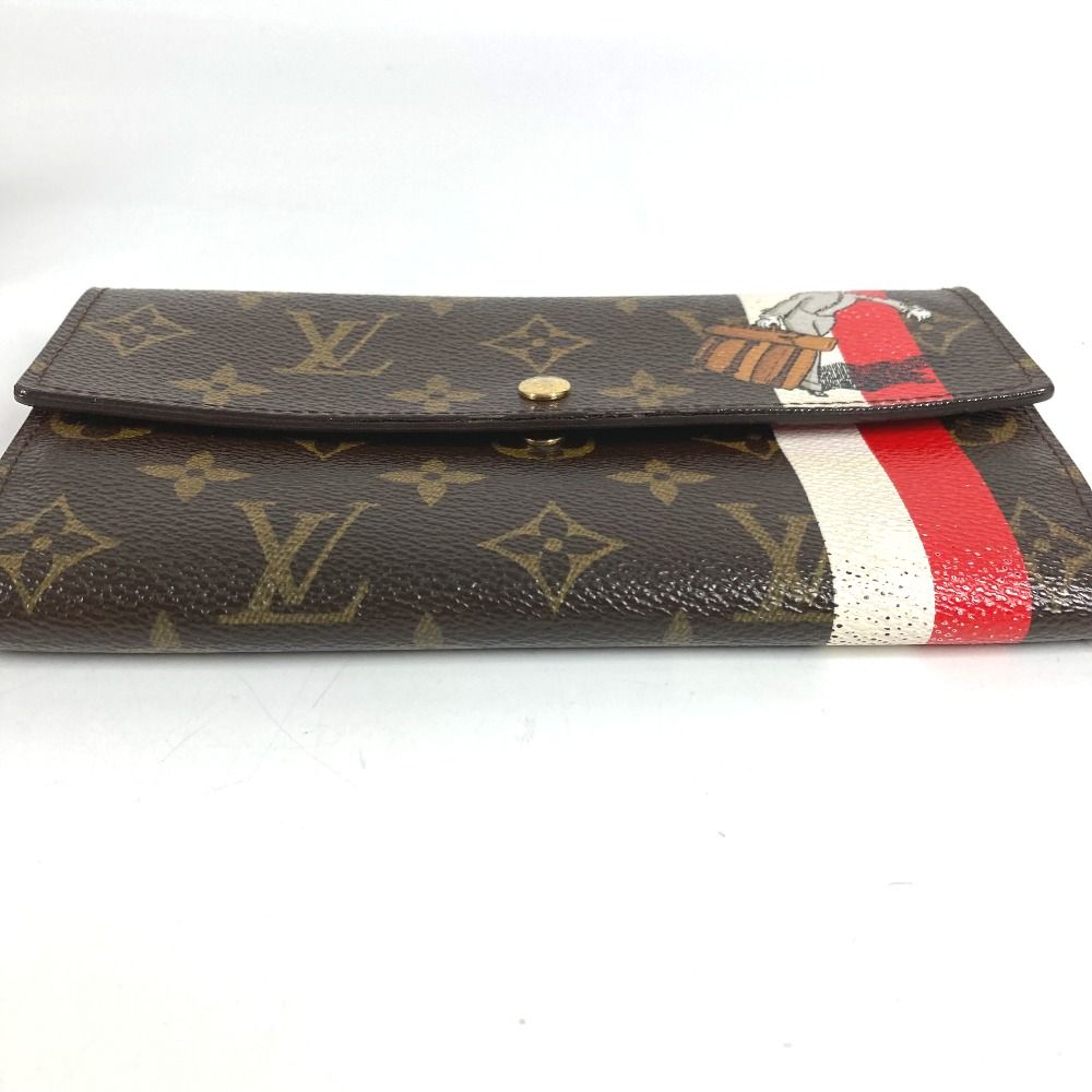 Louis Vuitton Wallet Portefeuille Sarah Monogram Brown Red — view 6
