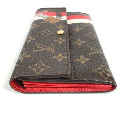 Louis Vuitton Wallet Portefeuille Sarah Monogram Brown Red — view 7