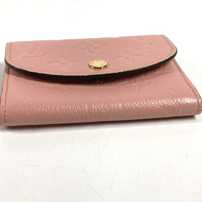Louis Vuitton Bifold Wallet Porte Monnaie Rosalie Monogram Rose Pudol Pink — view 4