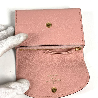 Louis Vuitton Bifold Wallet Porte Monnaie Rosalie Monogram Rose Pudol Pink — view 6