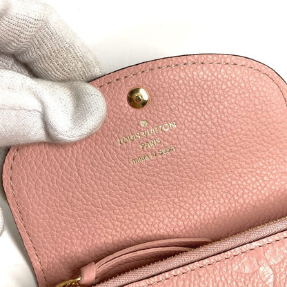 Louis Vuitton Bifold Wallet Porte Monnaie Rosalie Monogram Rose Pudol Pink — view 7