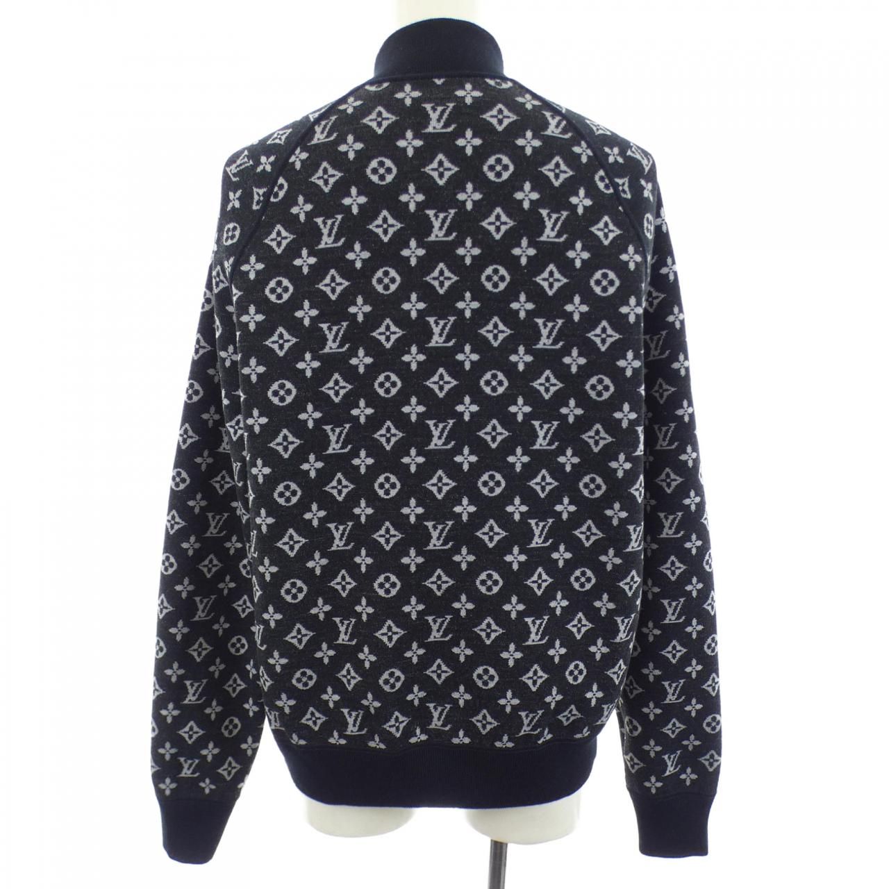 Louis Vuitton Track Top Reversible Monogram Jacket Black Gray — view 2