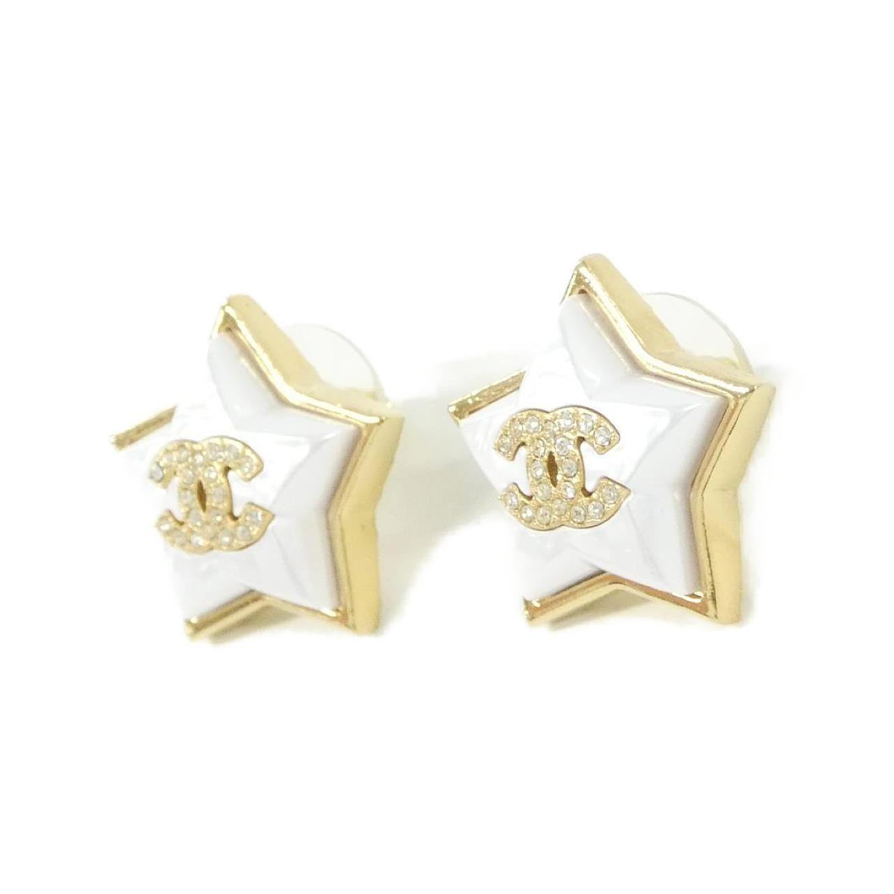 Chanel Earrings White — view 2