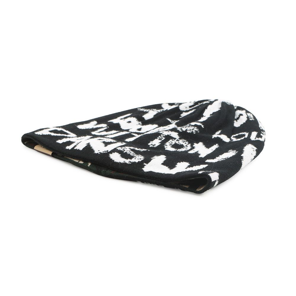 Louis Vuitton Knit Hat Beanie LV Fit Black White Green — view 2