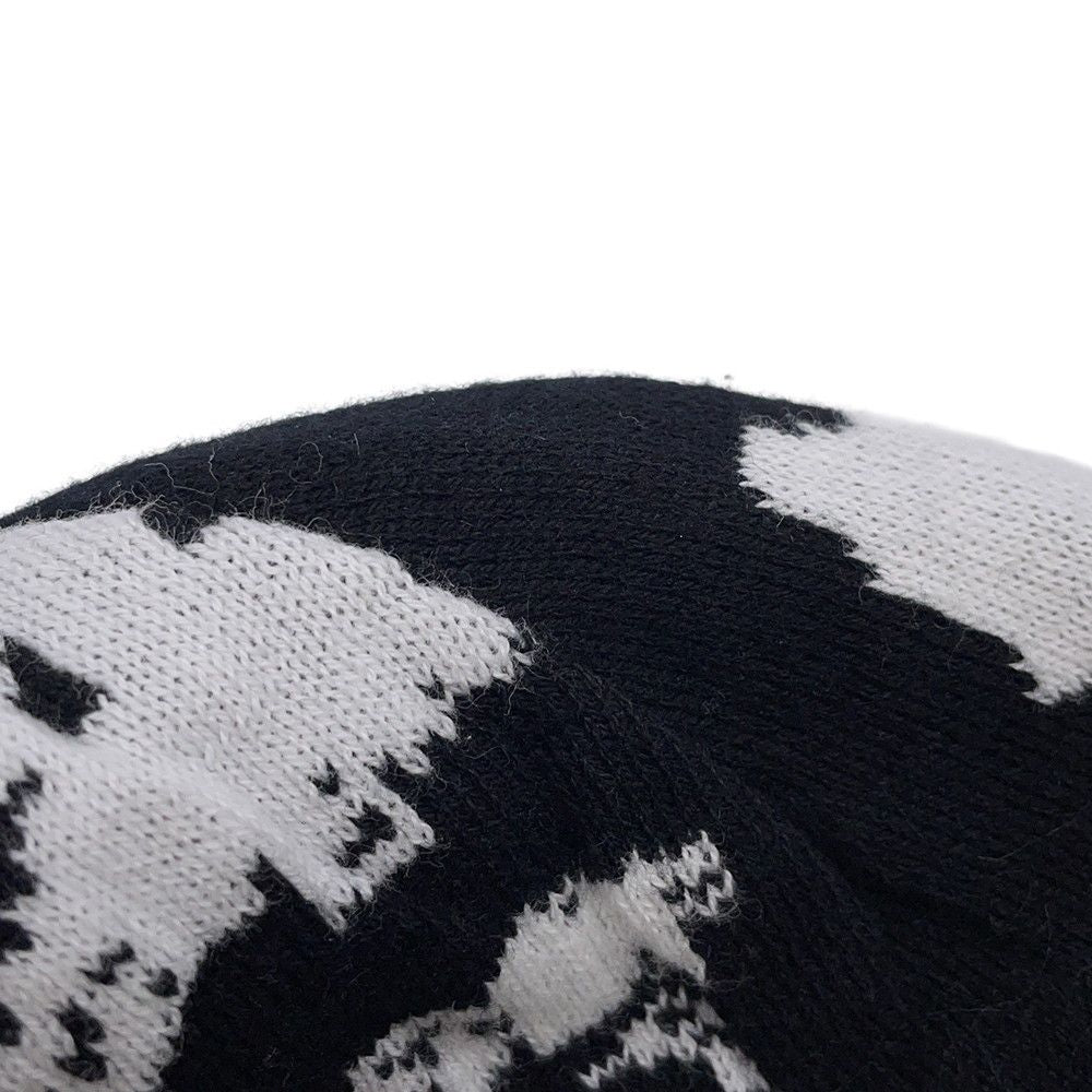 Louis Vuitton Knit Hat Beanie LV Fit Black White Green — view 6