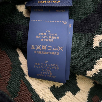 Louis Vuitton Knit Hat Beanie LV Fit Black White Green — view 9