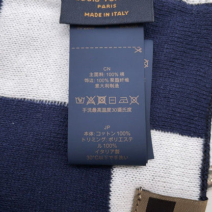 Louis Vuitton Knit Hat Beanie LV Fit Black White Blue — view 9