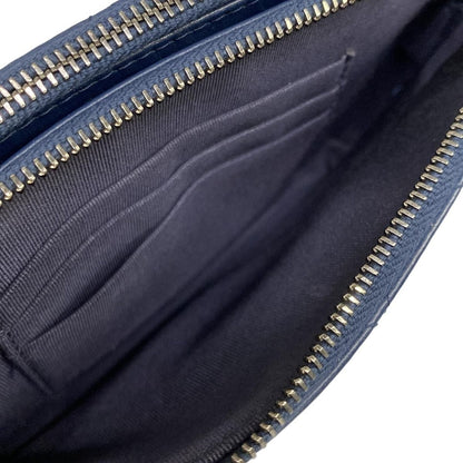 Chanel Wallet Gabriel Chain Clutch Quilted Navy Leather — view 4