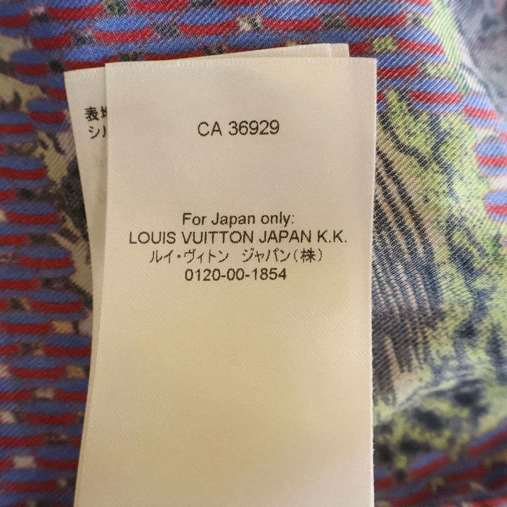 Louis Vuitton Monogram Flower Silk Shirt Multi — view 8
