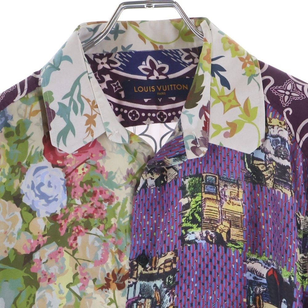 Louis Vuitton Monogram Flower Silk Shirt Multi — view 3