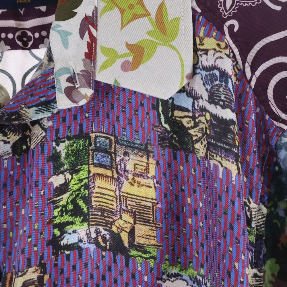 Louis Vuitton Monogram Flower Silk Shirt Multi — view 4