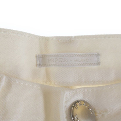 Prada Cropped Tapered Jeans Denim Pants Ankle Cut 5 — view 6