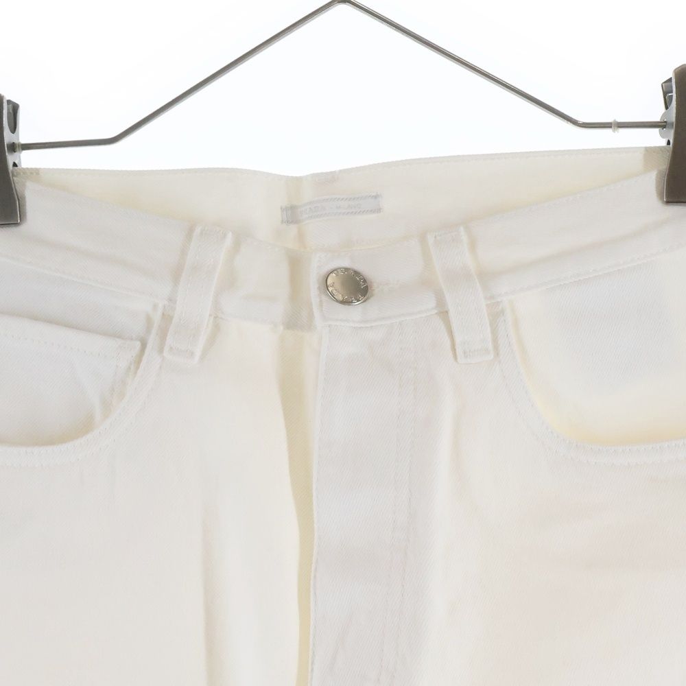 Prada Cropped Tapered Jeans Denim Pants Ankle Cut 5 — view 3