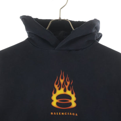 Balenciaga Burning Uniyt Hoodie Print — view 3
