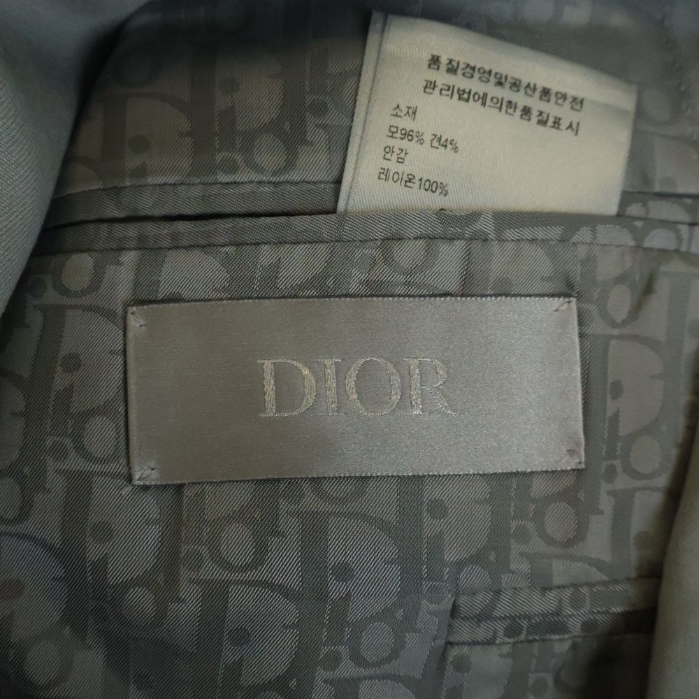 Dior Double Breast Set Gray Jacket — view 7