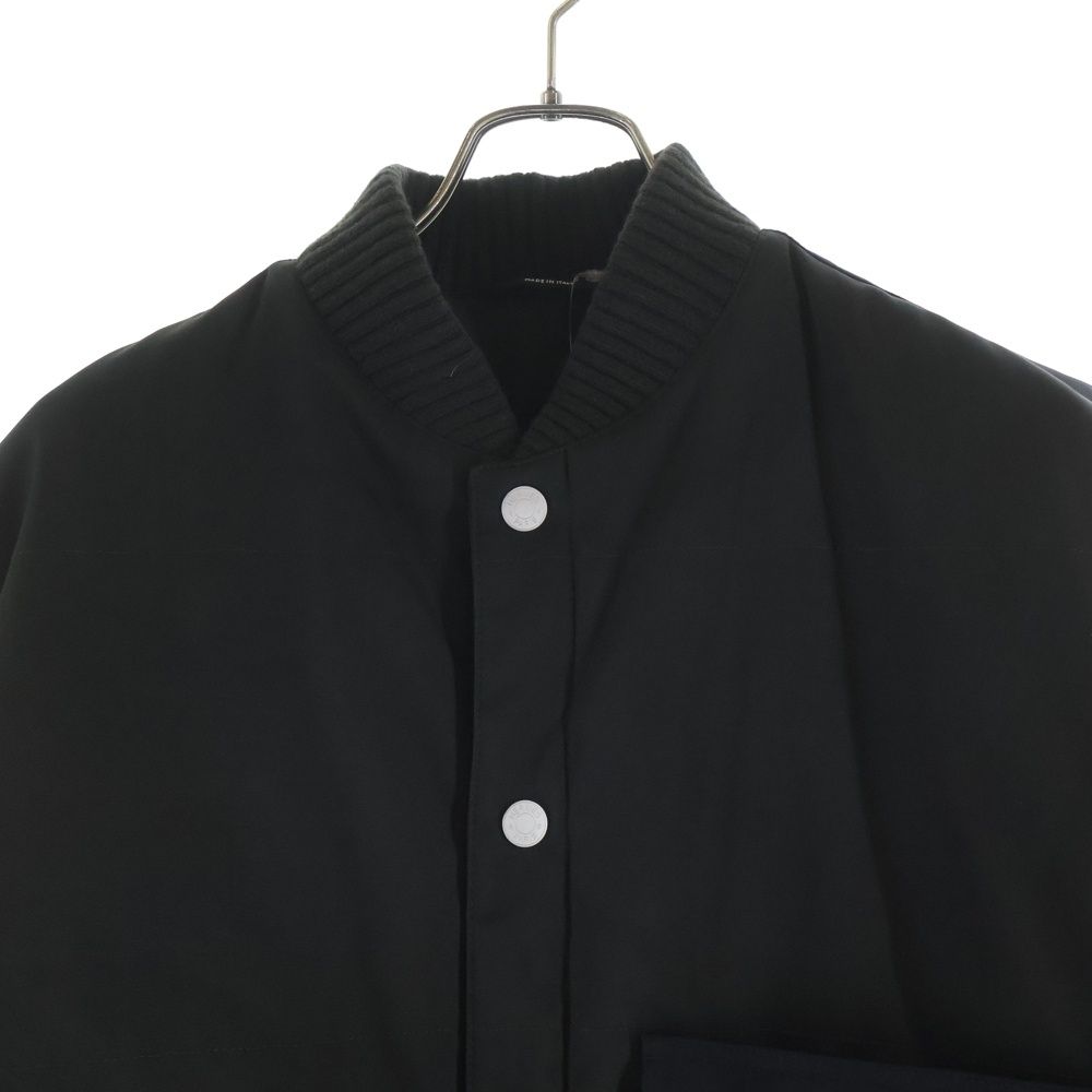 Hermes Rib Collar Pocket Jacket Olive Black — view 3