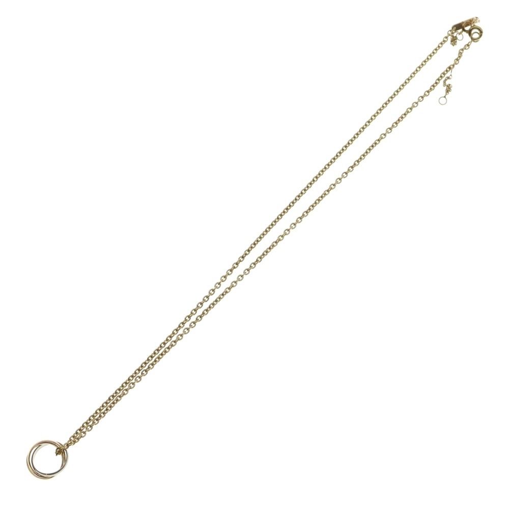 Cartier Baby Trinity Necklace Gold Yg Pg Wg — view 2