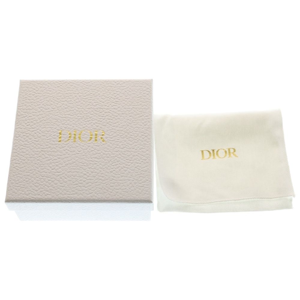 Dior Crystal Wallet Leather Compact Bifold Beige — view 6