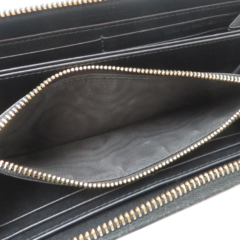 Dior Wallet Lambskin Black — view 6