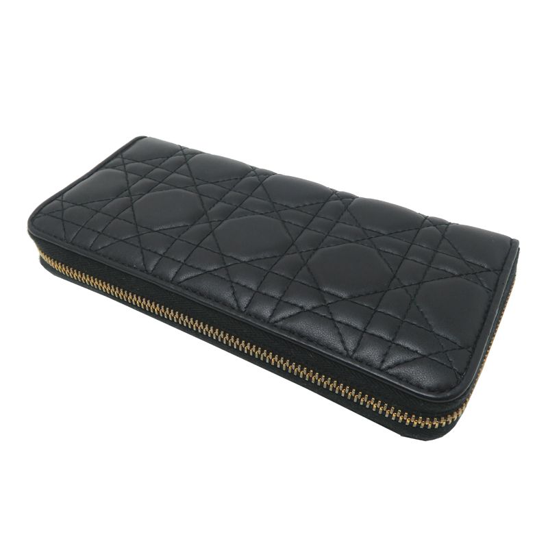 Dior Wallet Lambskin Black — view 4