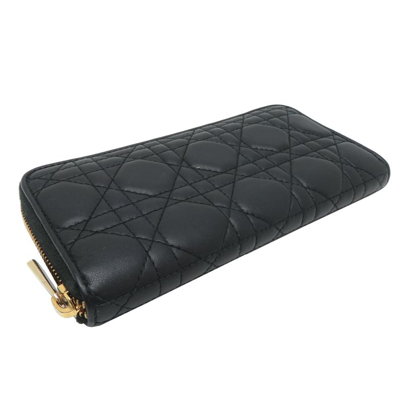 Dior Wallet Lambskin Black — view 3