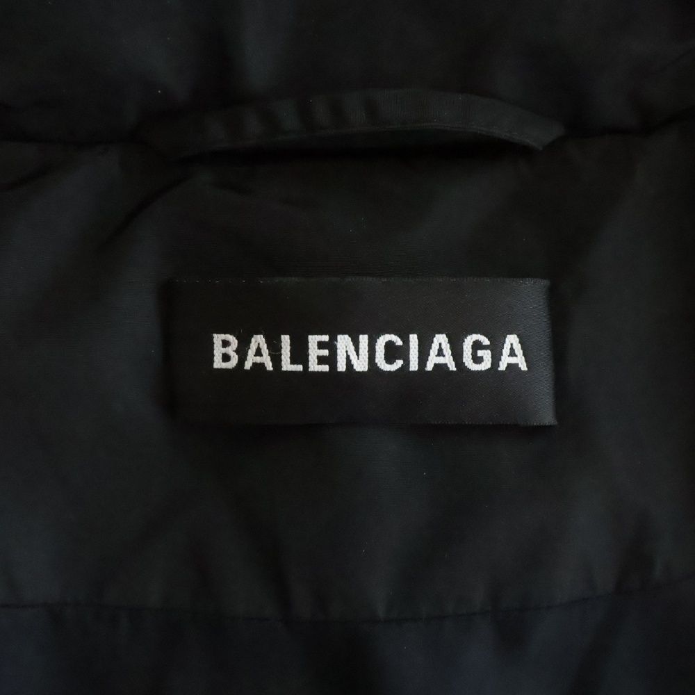 Balenciaga Padder Windbreaker Back Logo Print Jacket — view 6