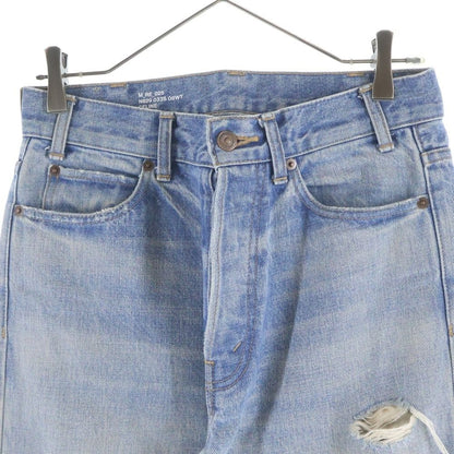 Celine Wesley Jeans West Side Wash Destroy Denim Pants Indigo — view 3