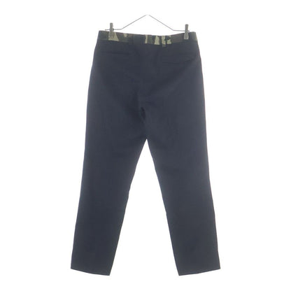 Dior Wool Pants Camouflage Contrast Trousers Black — view 2