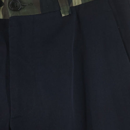 Dior Wool Pants Camouflage Contrast Trousers Black — view 5