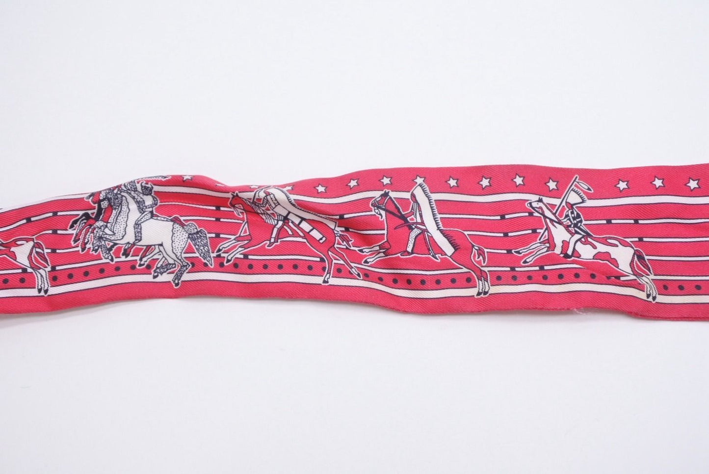 Hermes Twilly Horseback Equipment Multicolor Scarf — view 6