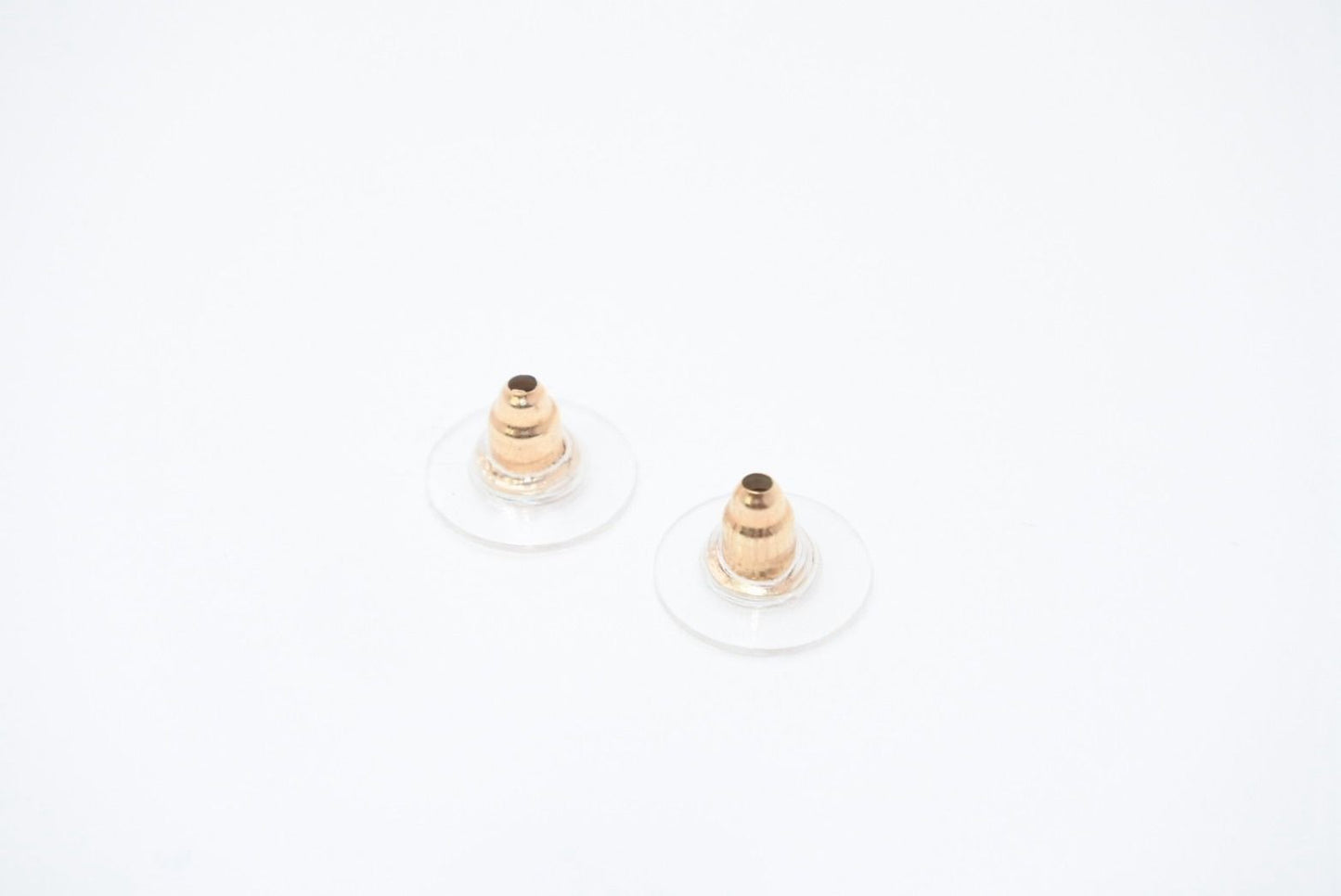 Chanel CC Logo Earrings 01 Rhinestone Metal Gold Clear — view 7