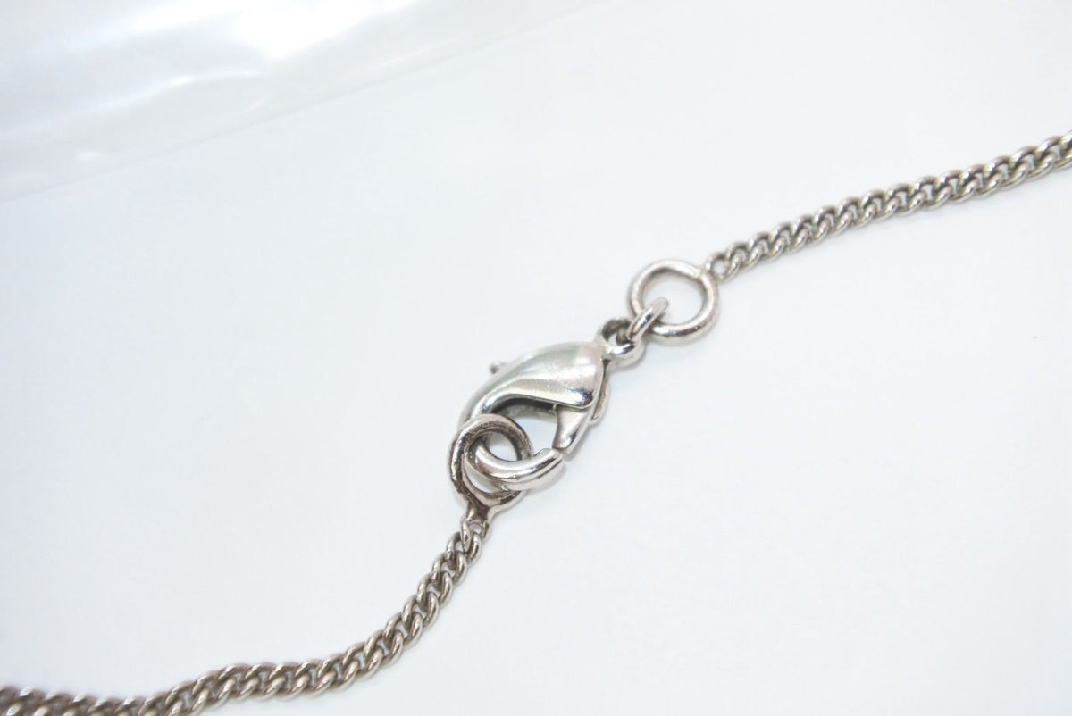 Chanel 01P CC Logo Necklace 01 Rhinestone Metal — view 6