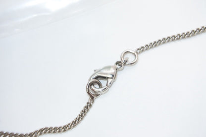 Chanel 01P CC Logo Necklace 01 Rhinestone Metal — view 6