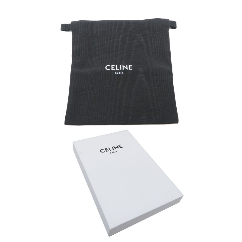 Celine Card Case Calfskin Greige — view 8