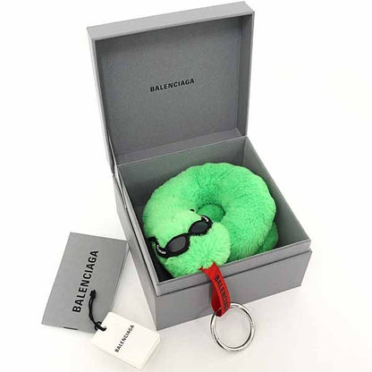 Balenciaga Snake Key Ring Holder Bag Charm Green — view 2
