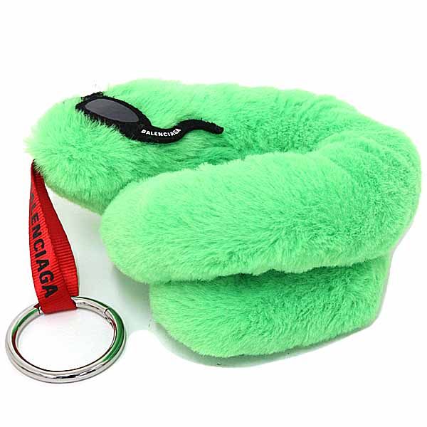 Balenciaga Snake Key Ring Holder Bag Charm Green — view 5
