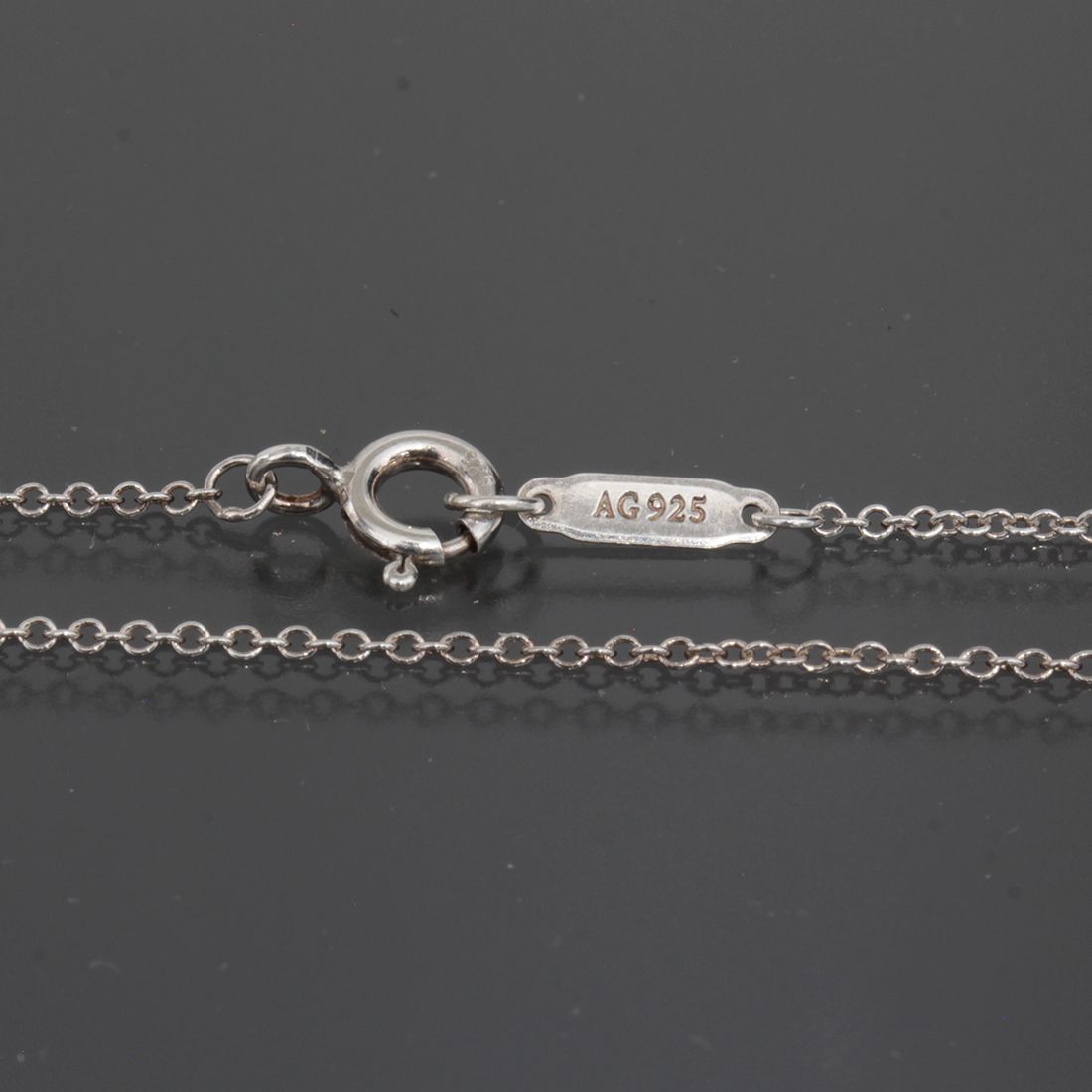 Tiffany & Co. Twin Heart Necklace Blue — view 3
