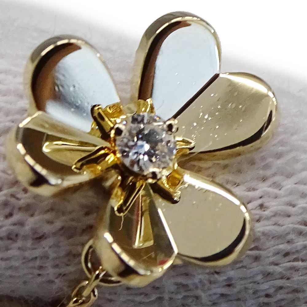 Van Cleef & Arpels Bracelet Diamond Frivole Mini Yellow — view 6